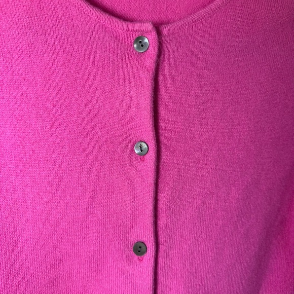 Lands’ End Cashmere Button Cardigan Size S - Picture 3 of 12